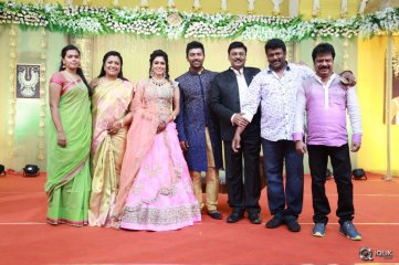 Celebs at Actor Bhagyaraj Son Wedding Reception